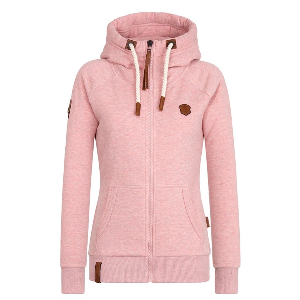 Cozy Light Pink Hooded Sweatshirt